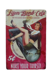 Metalen bord Cola Nuke