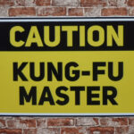 Metalen bord Kungfu master — foto 3