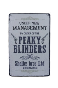 Metalen bord Peaky blinders