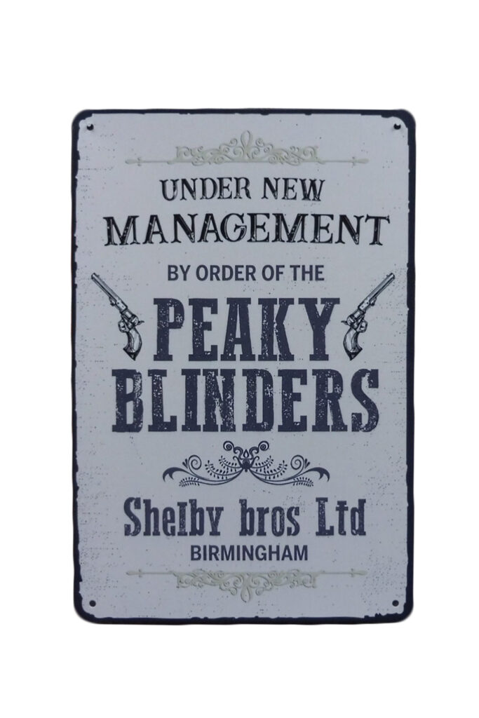 Metalen bord Peaky blinders