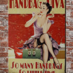 Metalen bord Handbag diva — foto 2
