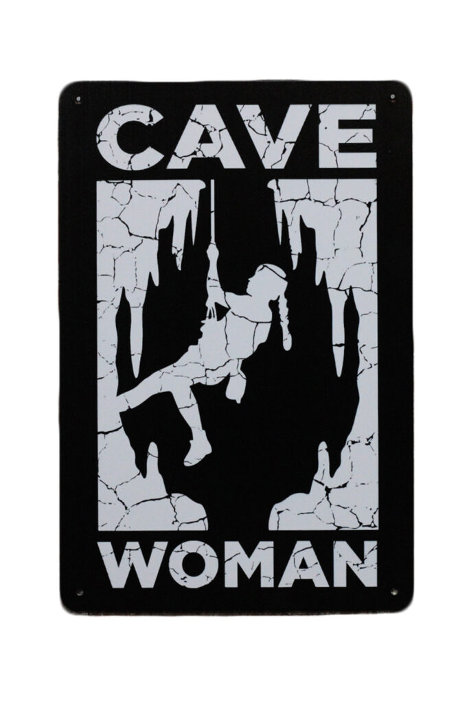 Metalen bord Cave women