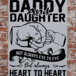 Metalen bord Daddy and Daughter — foto 2