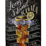 Metalen bord Long island ice tea — foto 1