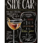 Metalen bord Side car