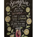Metalen bord Sangria — foto 1