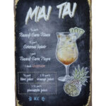 Metalen bord Mai Tai — foto 1
