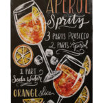 Metalen bord Aperol Sprity