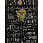 Metalen bord Passionfruit — foto 1