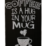 Metalen bord Coffee hug