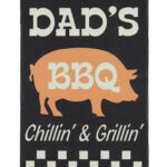 Metalen bord Chillin and Grillin