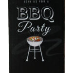 Metalen bord Join us BBQ party — foto 1