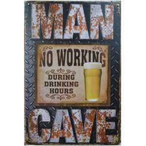 Metalen bord Mancave no working