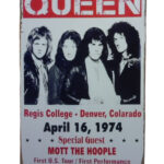 Metalen bord Queen cenver colorado