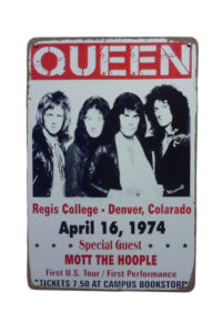 Metalen bord Queen cenver colorado