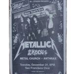 Metalen bord Metallica