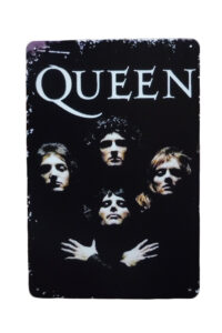 Metalen bord Queen
