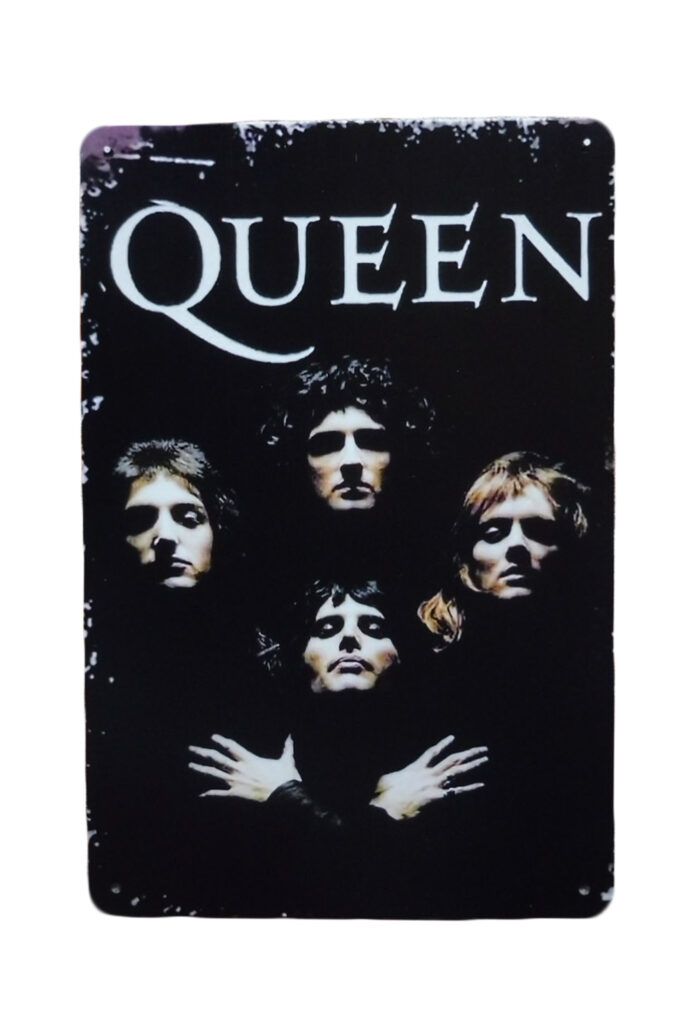 Metalen bord Queen
