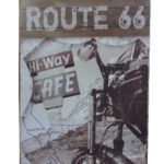 Metalen bord Hi-way cafe