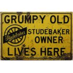 Metalen bord Grumpy old Baker — foto 1