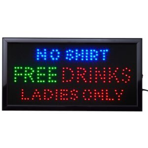 Ledbord No shirt
