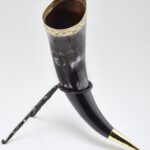 Drinkhoorn Goud Met Standaard — foto 3
