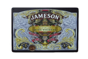 Metalen bord Jameson irish whiskey
