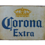 Metalen bord Corona extra