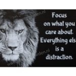 Metalen bord Focus