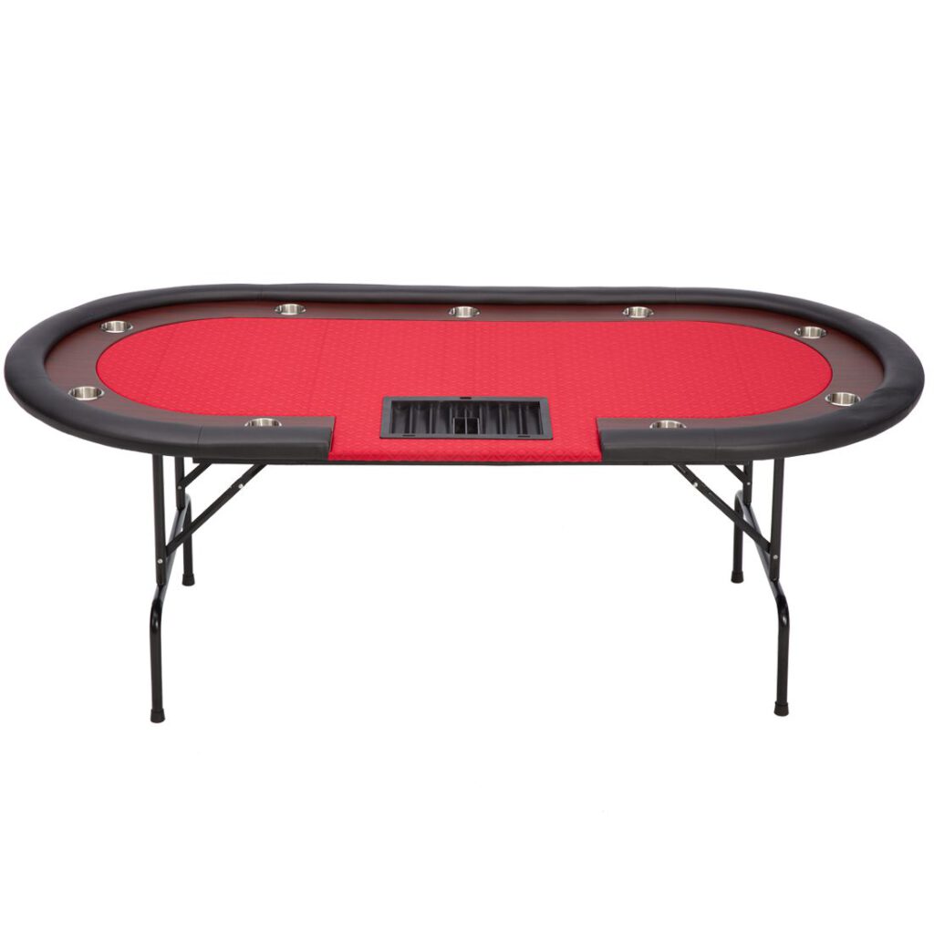 Pokertafel The nuts rood