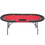 Pokertafel The nuts rood — foto 1