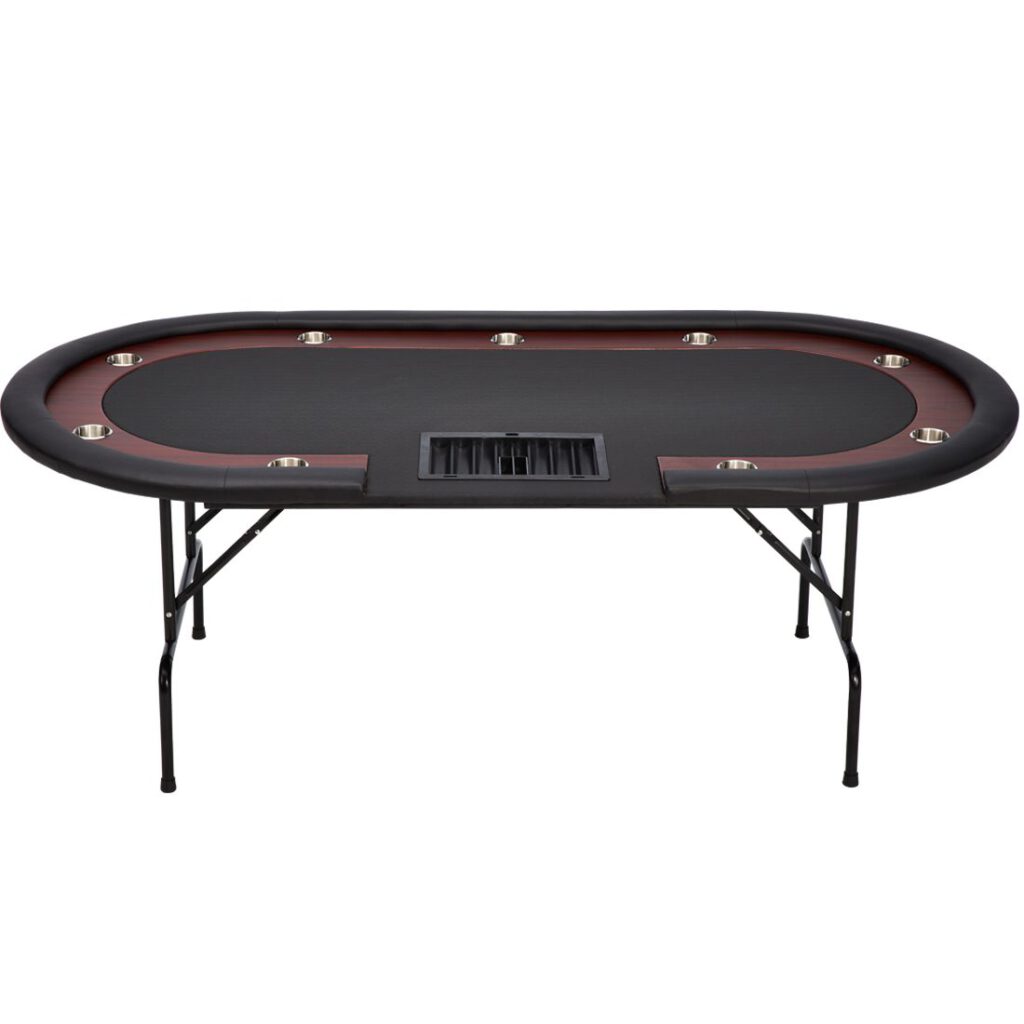 Pokertafel The nuts zwart