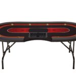 Pokertafel Straight Flush goud