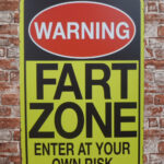 Metalen bord Fart zone — foto 2