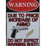 Metalen bord Warning do not — foto 1