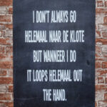 Metalen bord I dont always — foto 2