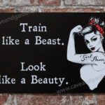 Metalen bord Beauty and beast — foto 2