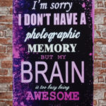 Metalen bord i`m Sorry to busy — foto 2