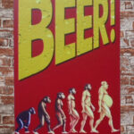 Metalen bord Beer — foto 2