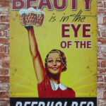 Metalen bord Beauty is — foto 2