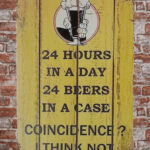 Metalen bord 24 Hours a day — foto 2