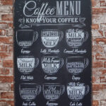 Metalen bord Coffee menu — foto 2