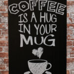 Metalen bord Coffee hug — foto 2