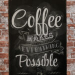 Metalen bord Coffee possible — foto 2