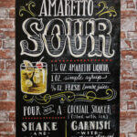 Metalen bord Amaretto Sour — foto 2
