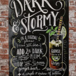 Metalen bord Dark stormy — foto 2