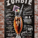 Metalen bord Zombie — foto 2