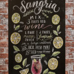 Metalen bord Sangria — foto 2