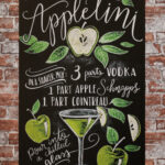 Metalen bord Appletini — foto 2