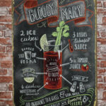 Metalen bord Bloody mary — foto 2